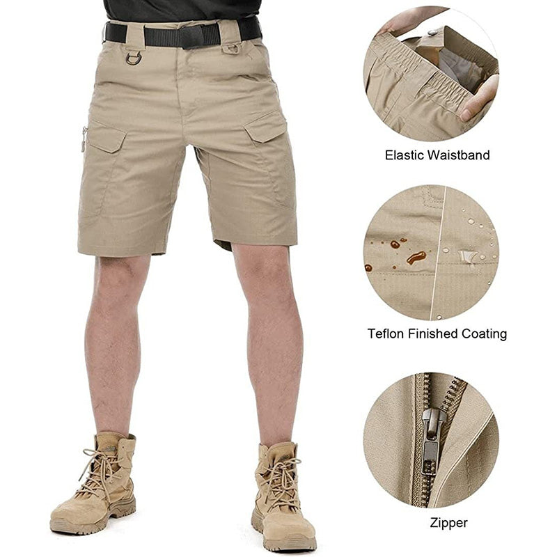 Yveria - Le Short Cargo Extensible, Imperméable et Plein de Poches
