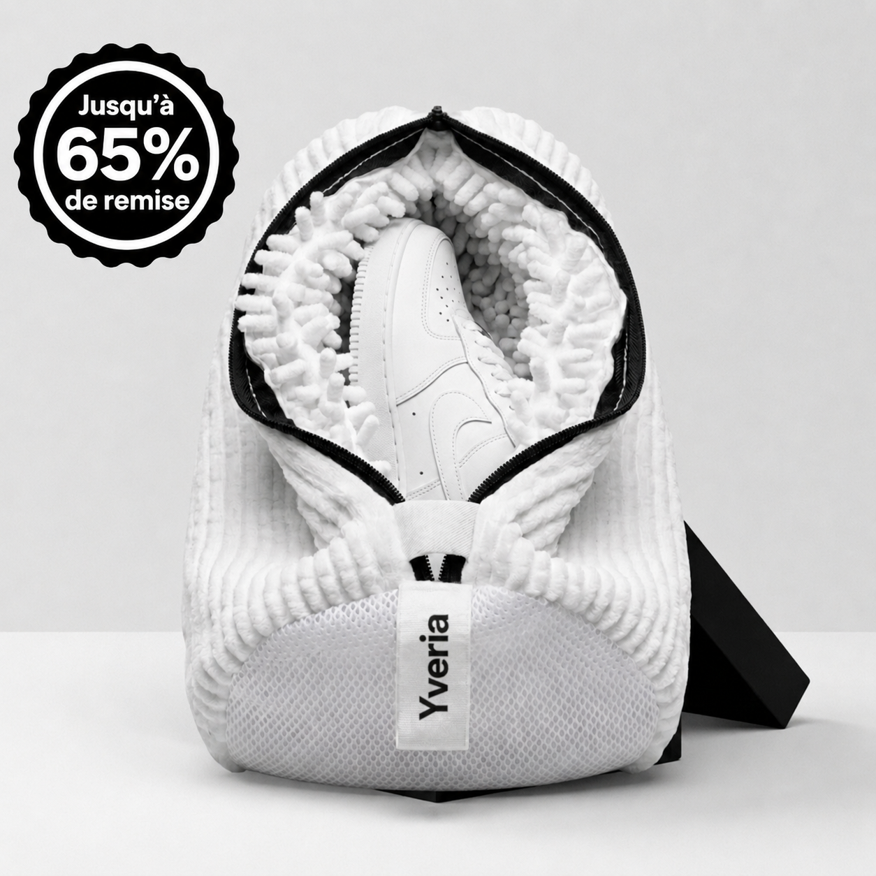 Yveria — Des chaussures propres et sans odeur en 30 minutes chrono