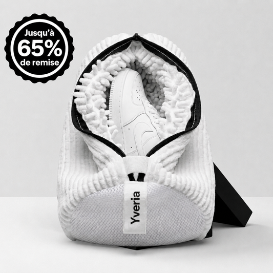 Yveria — Des chaussures propres et sans odeur en 30 minutes chrono