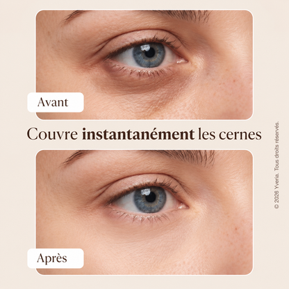 Yveria – Correcteur Anti-Cernes, l'Air Reposé Sans Effet Maquillage