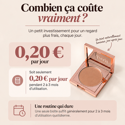 Yveria – Correcteur Anti-Cernes, l'Air Reposé Sans Effet Maquillage