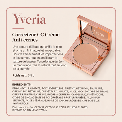 Yveria – Correcteur Anti-Cernes, l'Air Reposé Sans Effet Maquillage