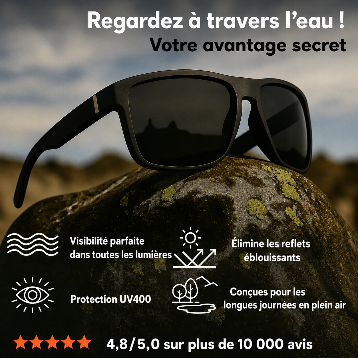Yveria — Lunettes Polarisées pour Voir sous l'Eau