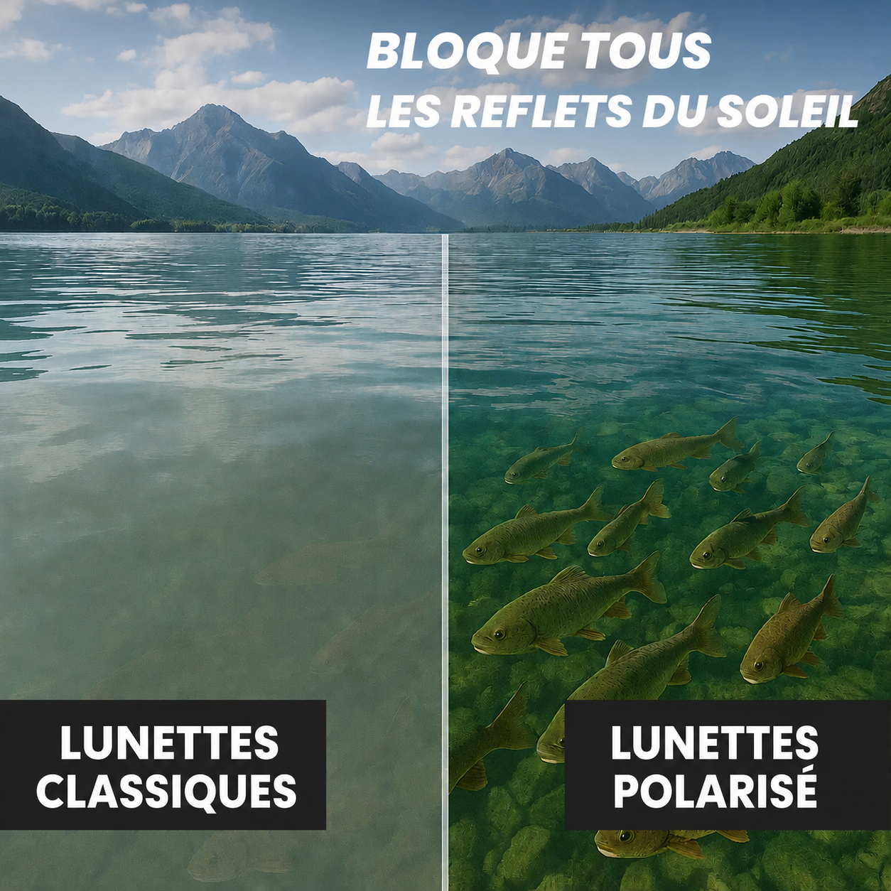 Yveria — Lunettes Polarisées pour Voir sous l'Eau