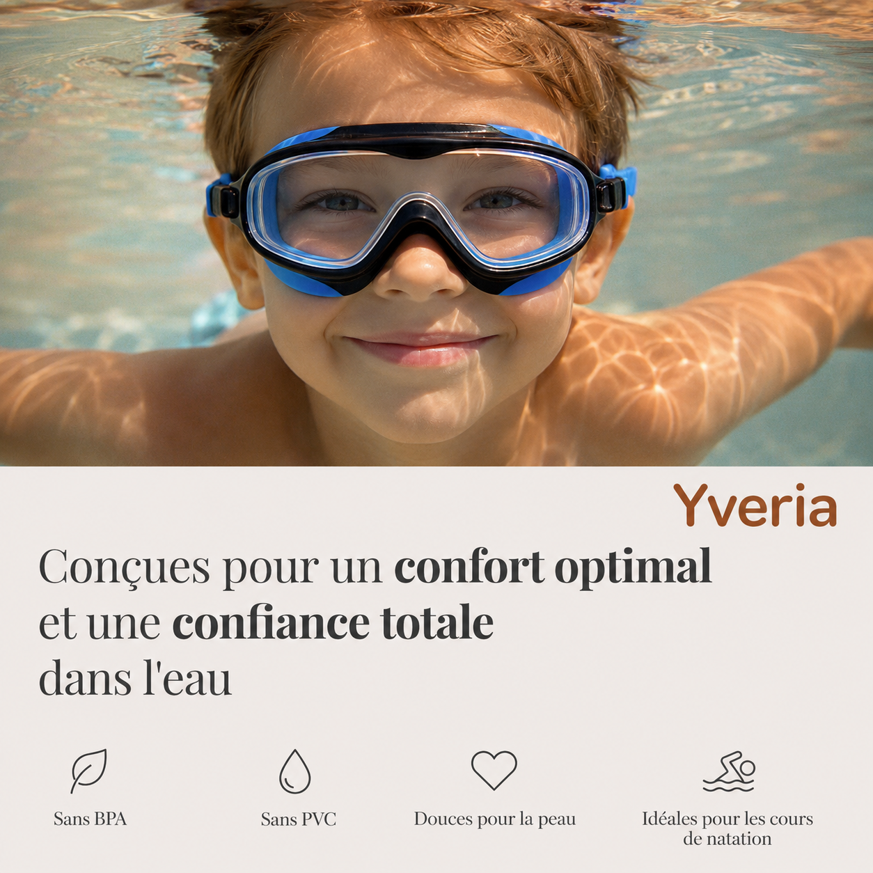Yveria — Enfin des lunettes que les enfants mettent seuls, sans tirer les cheveux