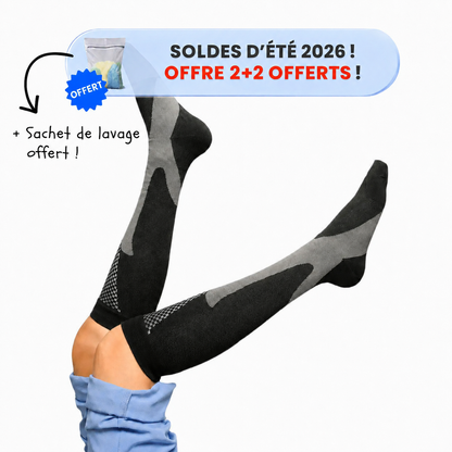 Yveria – Chaussettes de Compression, Jambes Légères