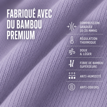 Yveria – Chaussettes de Compression, Fini les Jambes Lourdes