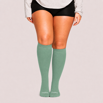 Yveria – Chaussettes de Compression, Fini les Jambes Lourdes