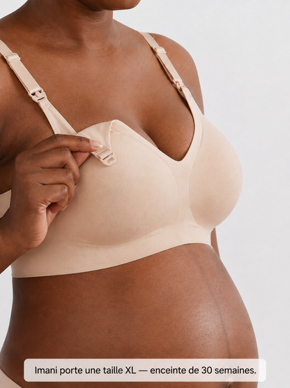 Yveria – Soutien-gorge d'Allaitement Seconde Peau, Ouverture Facile