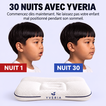 Yveria – Oreiller Orthopédique Enfant, Fini les Nuits Difficiles
