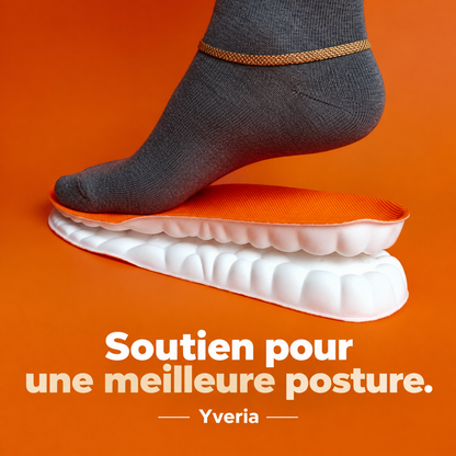 Yveria – Semelles Orthopédiques Massantes, Fini la Douleur aux Pieds