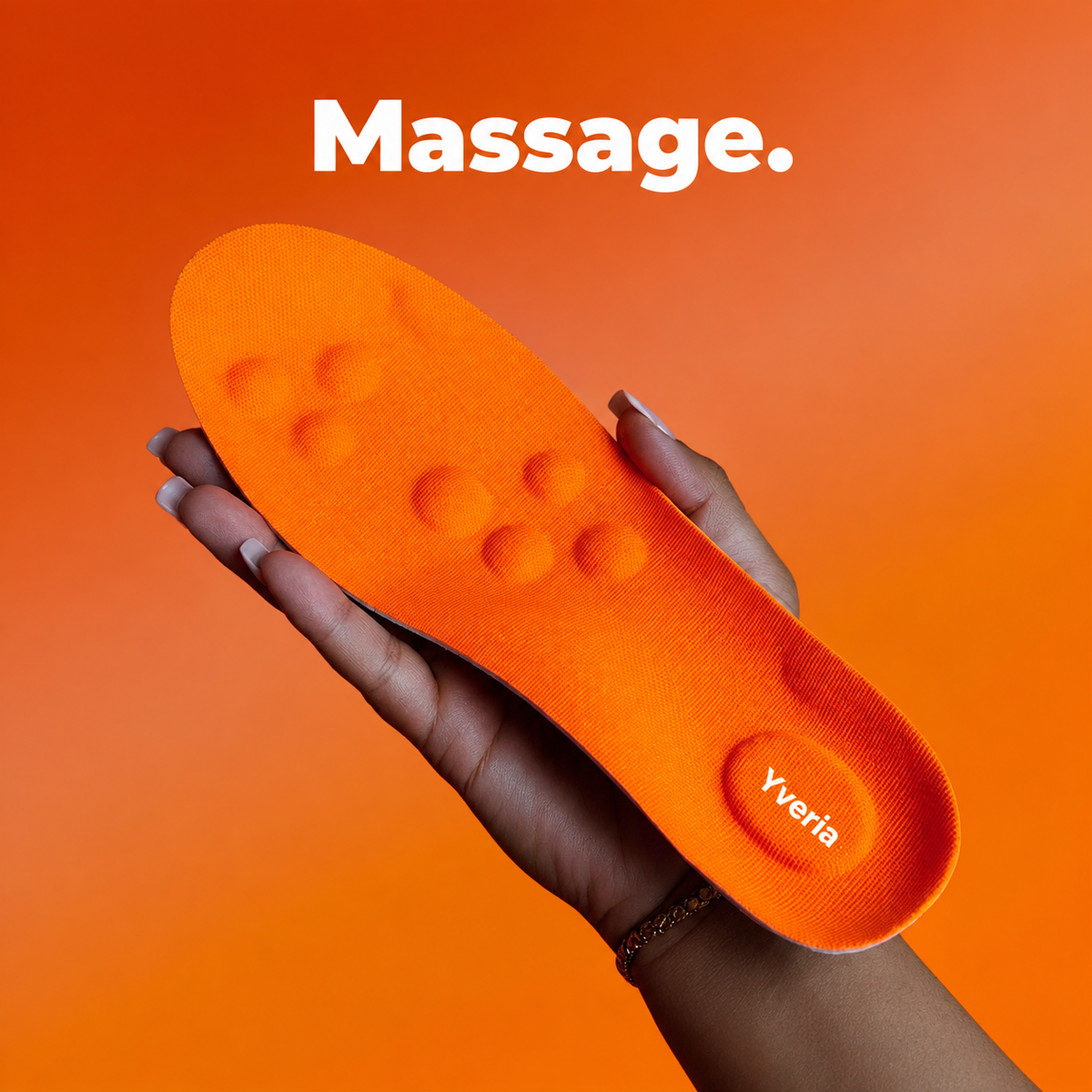 Yveria – Semelles Orthopédiques Massantes, Fini la Douleur aux Pieds