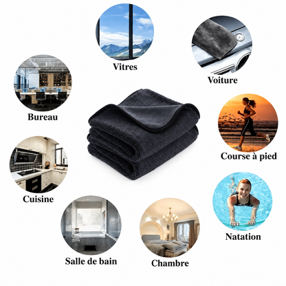 Yveria – Chiffon XXL Anti-Calcaire, La Magie du Nettoyage