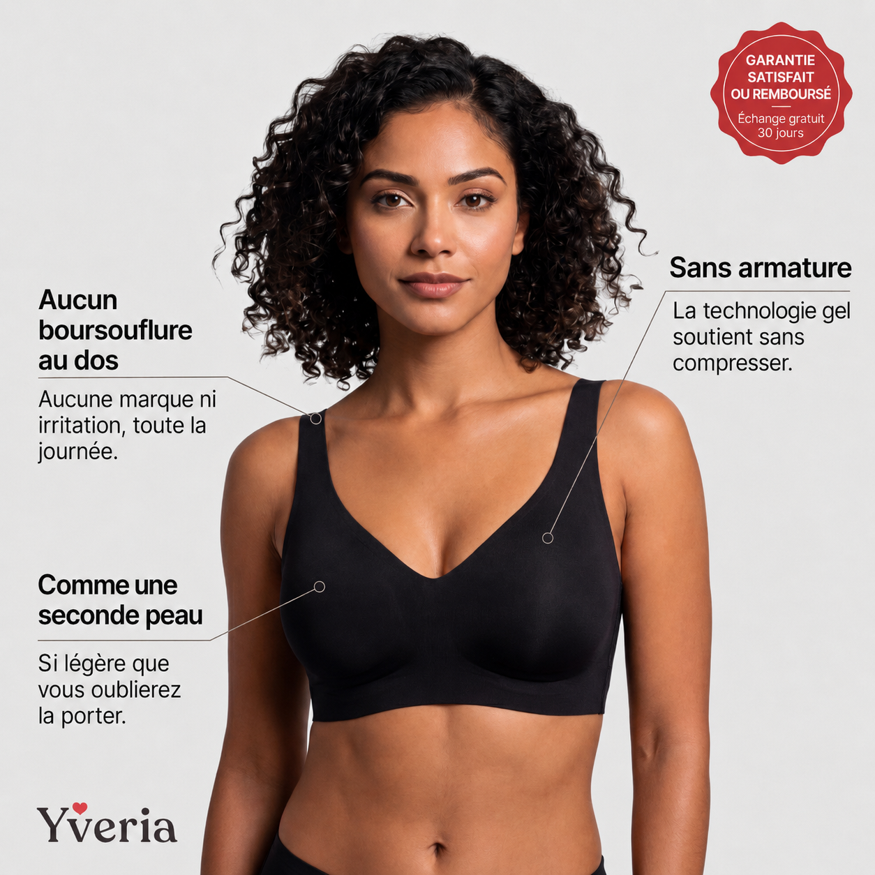 Yveria – Soutien-gorge Sans Armatures | Confort invisible au quotidien