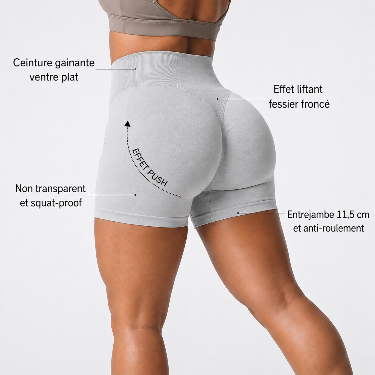 Yveria — Le Short qui Sculpte tes Fesses et Gaine ton Ventre