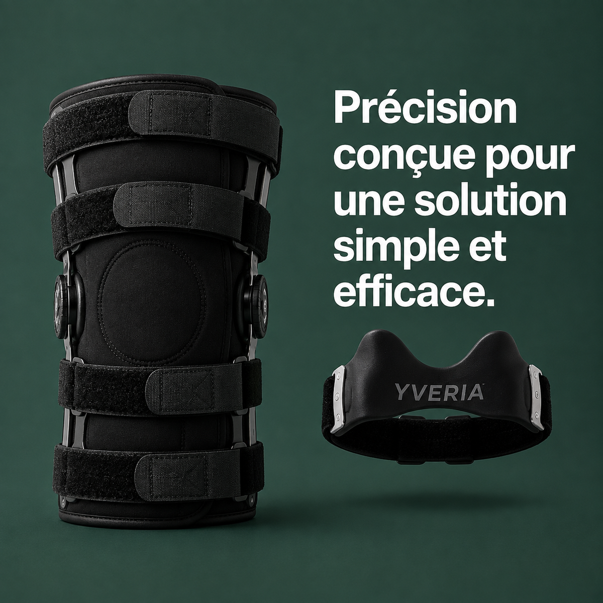 Yveria – Stabilisateur de Genou, Zéro Douleur au Genou