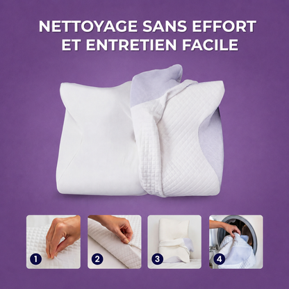 Yveria — L'Oreiller Cervical qui Élimine les Douleurs au Réveil