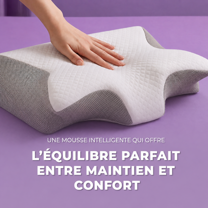 Yveria — L'Oreiller Cervical qui Élimine les Douleurs au Réveil