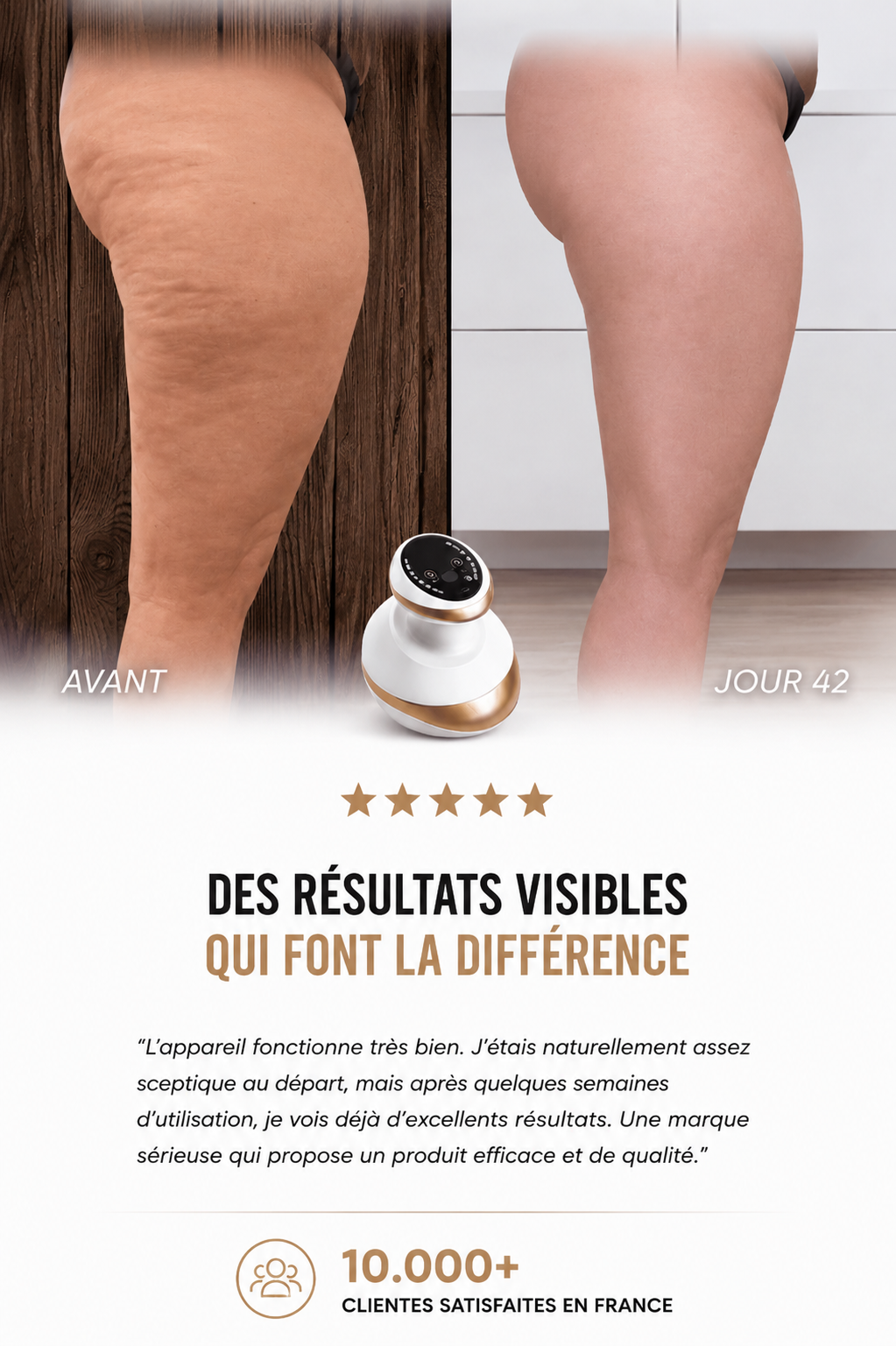 Yveria — Masseur Anti-Cellulite pour une Peau Lisse et Ferme en 14 Jours