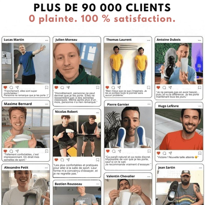 Semelles orthopédiques pour augmenter la taille – Yveria 3.0
