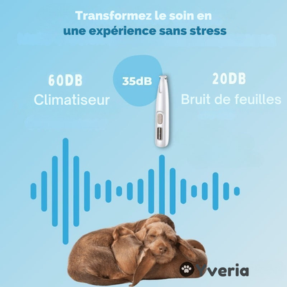 Yveria Pro — Des pattes propres et sans douleur en quelques secondes