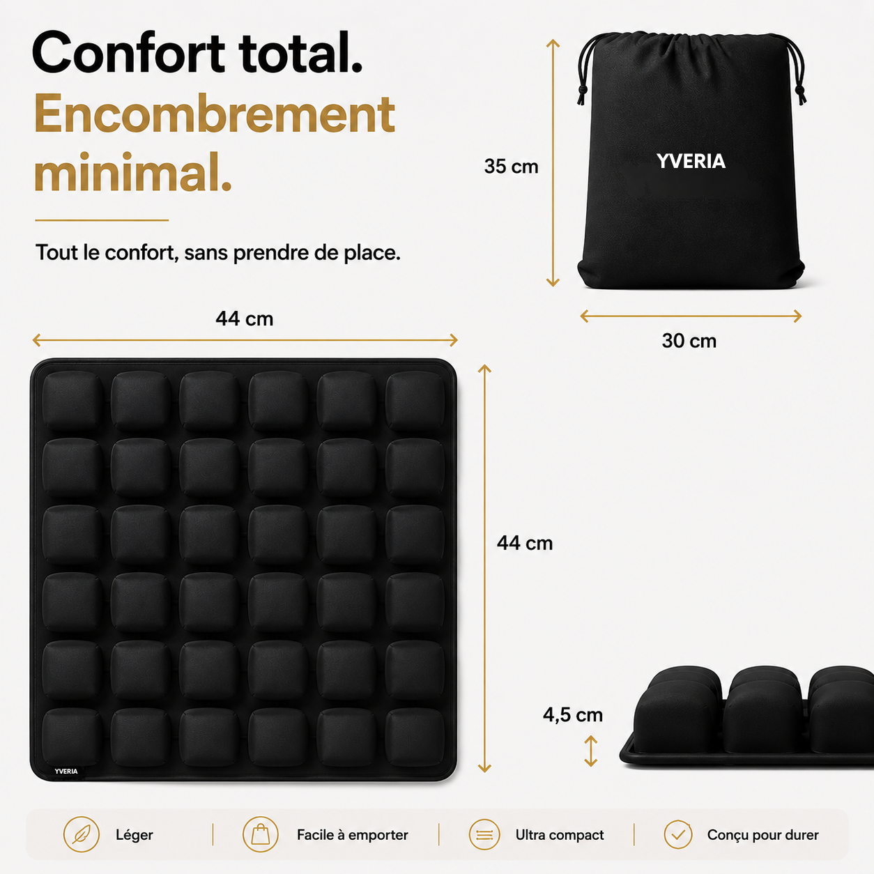 Coussin de Voyage Anti-Douleur & Ultra Confortable